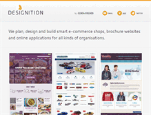 Tablet Screenshot of designition.co.uk